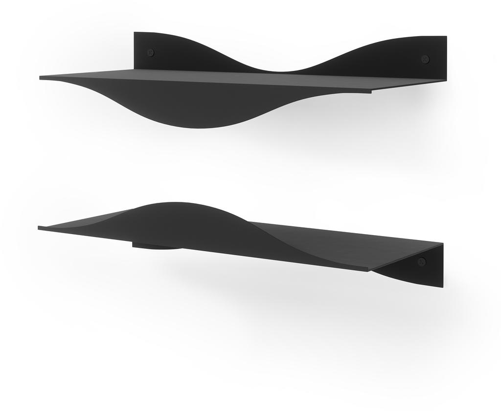 Seinariiulid Umbra Surf 2 tk must värvi