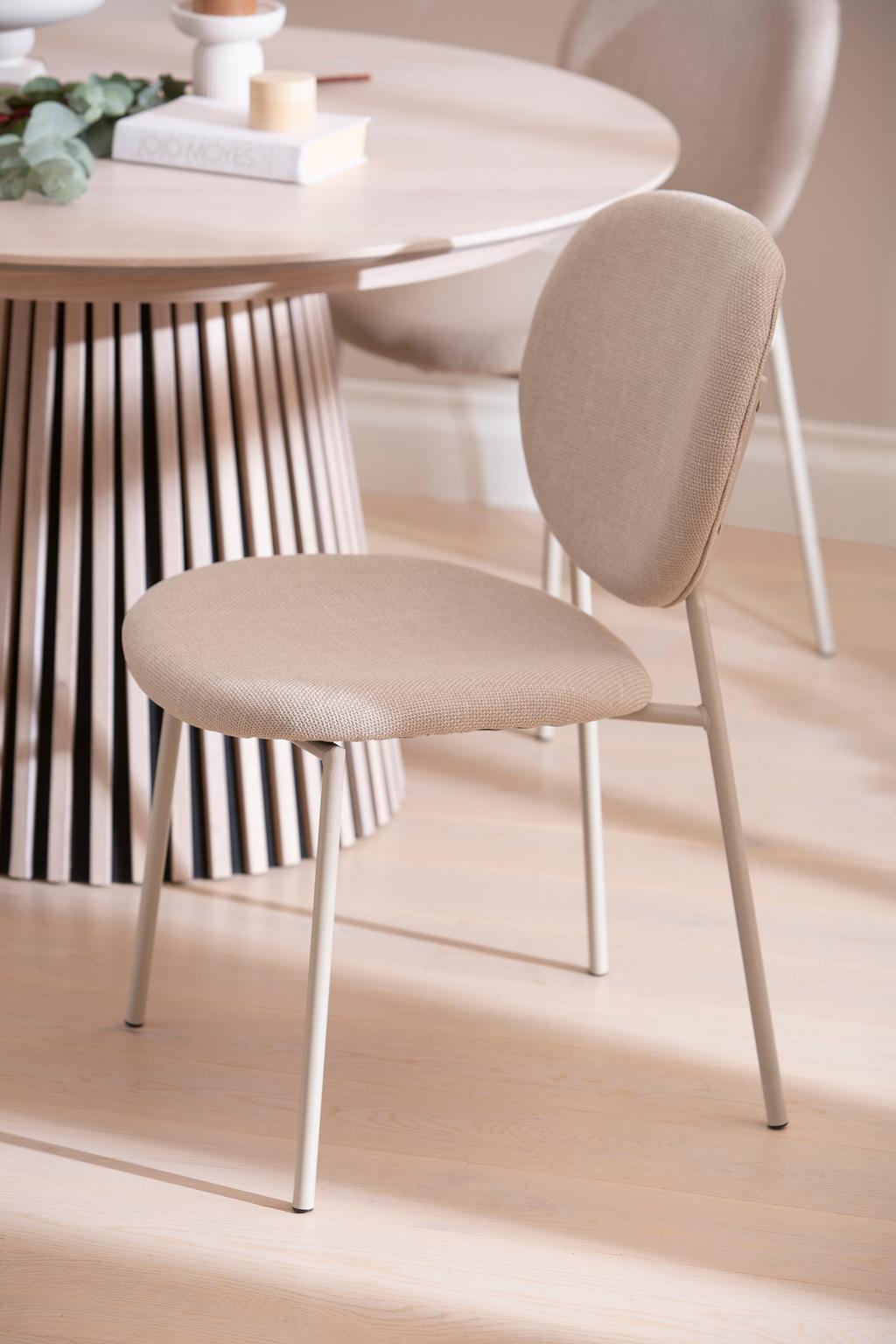 Söögilauakomplekt Metz & Saga ümmargune, 120 cm, neljale