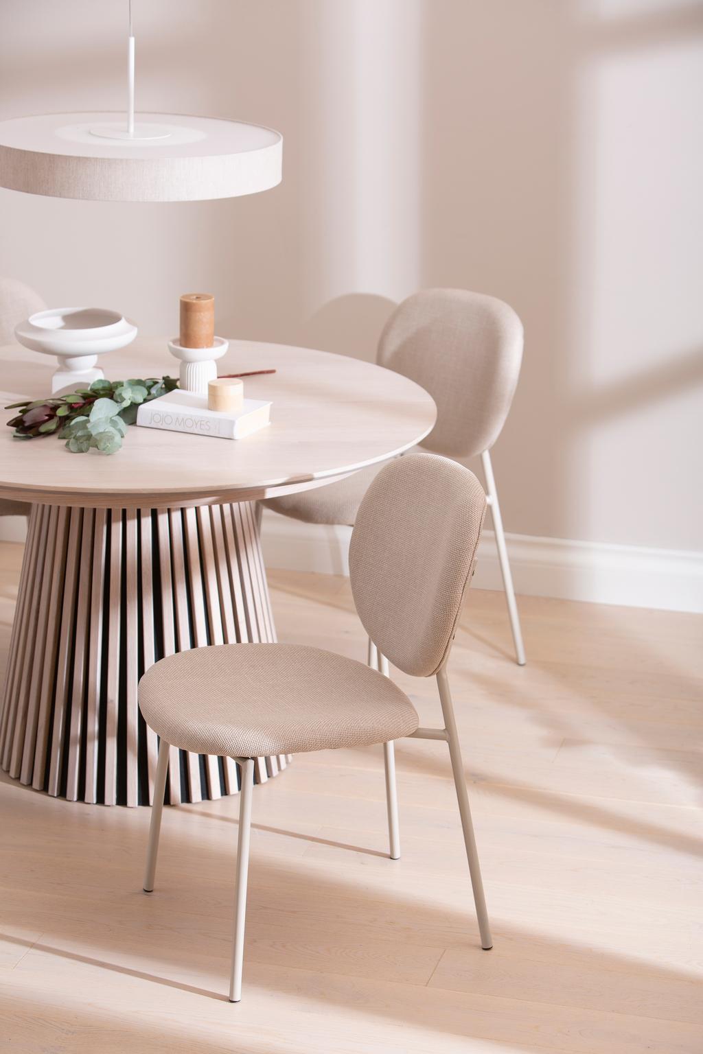 Söögilauakomplekt Metz & Saga ümmargune, 120 cm, neljale