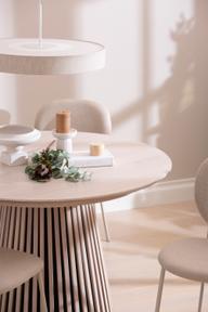 Pisipilt: Söögilauakomplekt Metz & Saga ümmargune, 120 cm, neljale