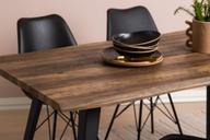 Pisipilt: Söögilauakomplekt Napoli & Concept 160 x 90 cm neljale, tamm/must, mustad toolid