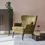 Pisipilt: Tugitool Papillon urban 3438 roheline, must puidust jalg