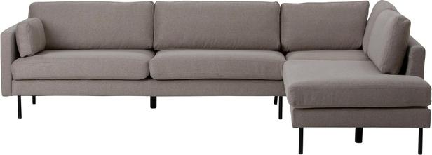 Copenhagen Nordic avatud nurgaga diivan (parem), beež / must metalljalg