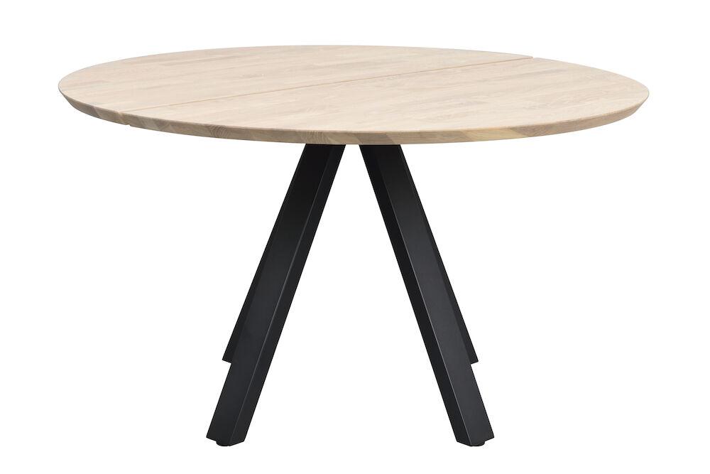 Carradale söögilaud whitewash/must