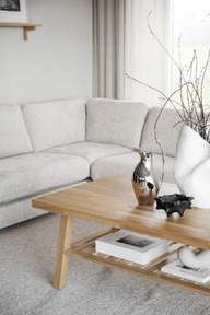 Pisipilt: Brooklyn diivanilaud 130x75 harjatud tamm