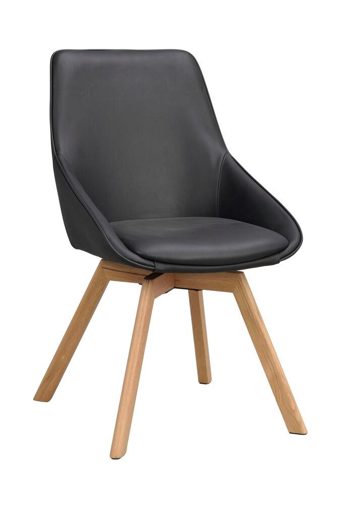 Alison tool must nahk/tammejalg pöörlev