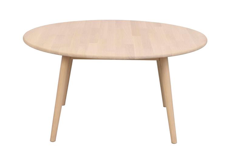 Tompkins diivanilaud ümar Ø90 whitewash tamm