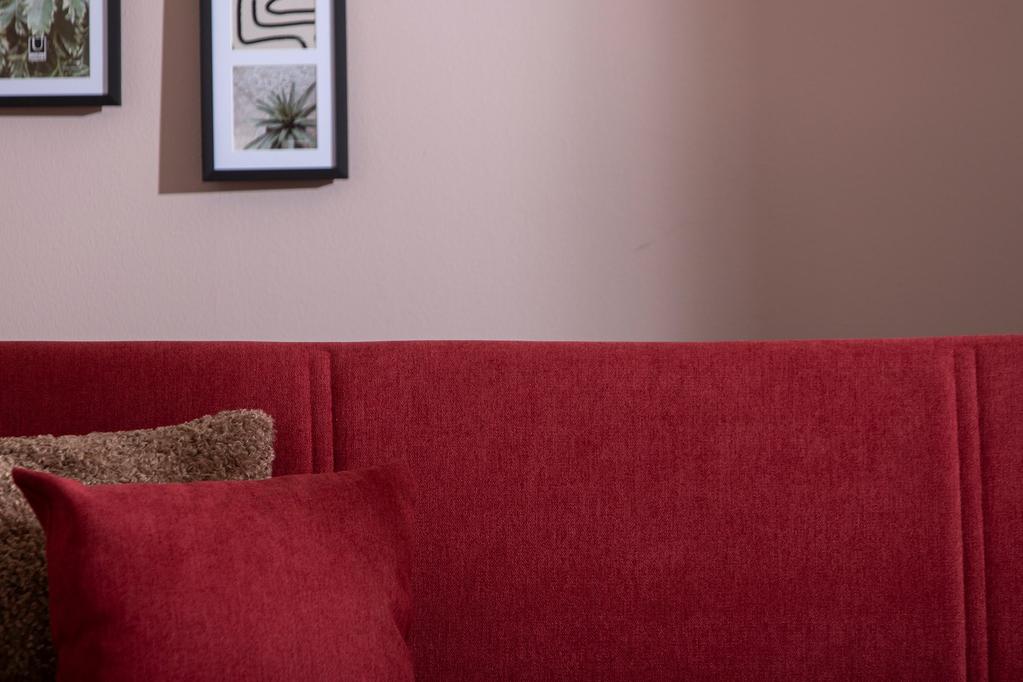 Porta 3-kohaline diivanvoodi, punane