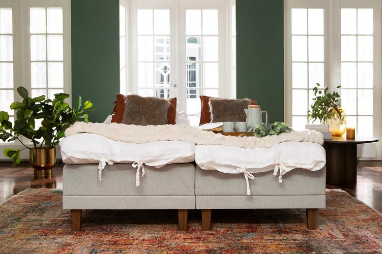 Moon Silver mootorvoodi 160x200 cm helehall (ilma kattemadratsita)