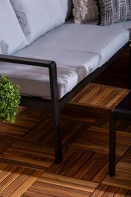 Pisipilt: Ramnes aiamööbli nurgadiivan + laud