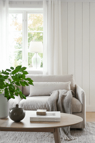 Pisipilt: Yumi diivanilaud ovaalne 130x65 whitewash tamm