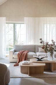 Billings diivanilaud, 89x59, whitewash tamm