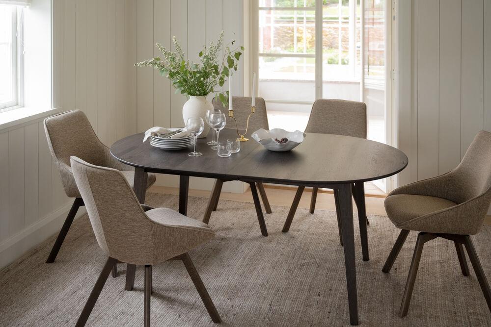 Filippa söögilaud, ovaalne, pikendatav