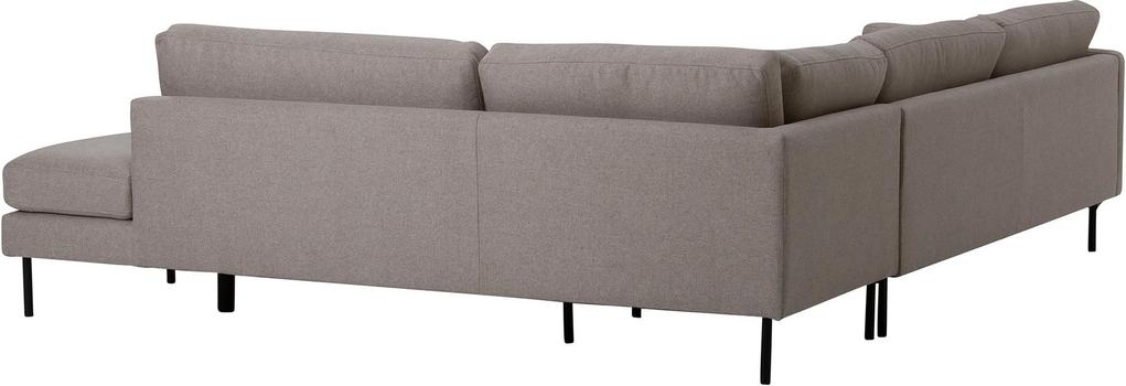 Copenhagen Nordic avatud nurgaga diivan (parem), beež / must metalljalg