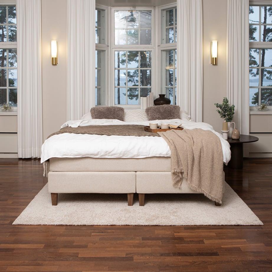 Moon Gold jenkkivoodi, 160x210 cm, pocket 7-tsoon. Primo 05, beež