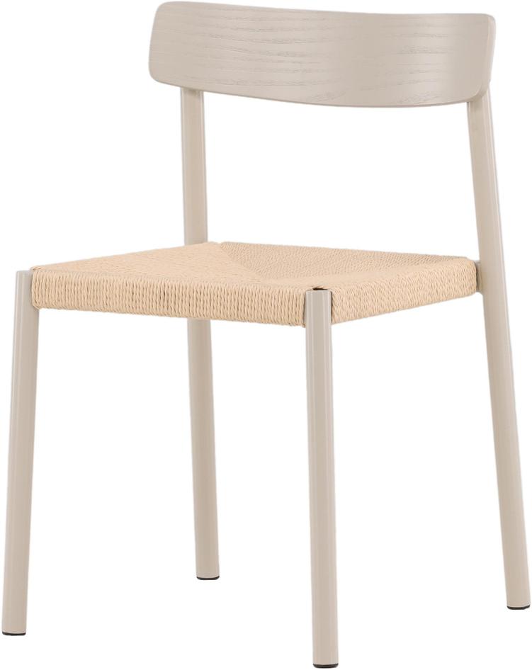 Malmön söögitool, greige raam / beež nöör