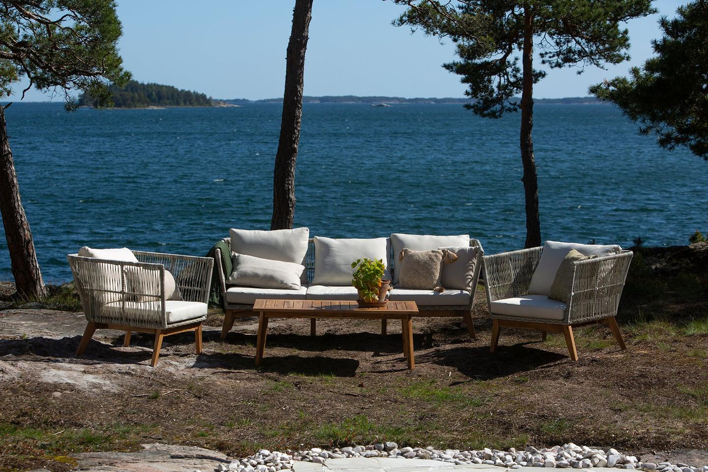 Aalborg aiadiivani komplekt (diivan + 2 tooli + laud)