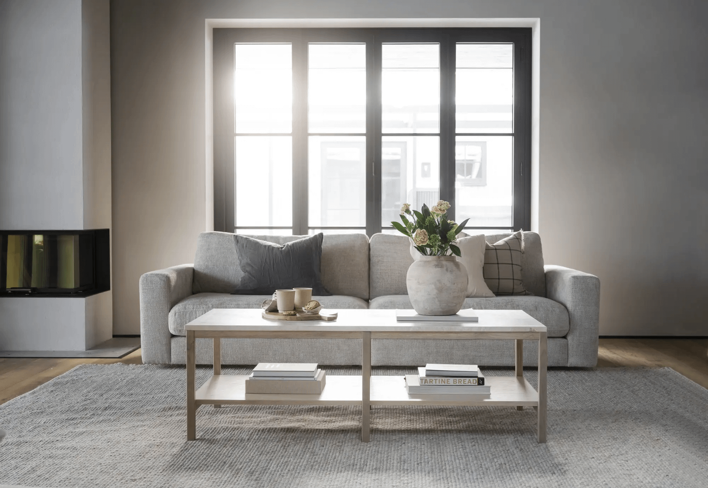 Orwel kohvilaud beež/whitewash