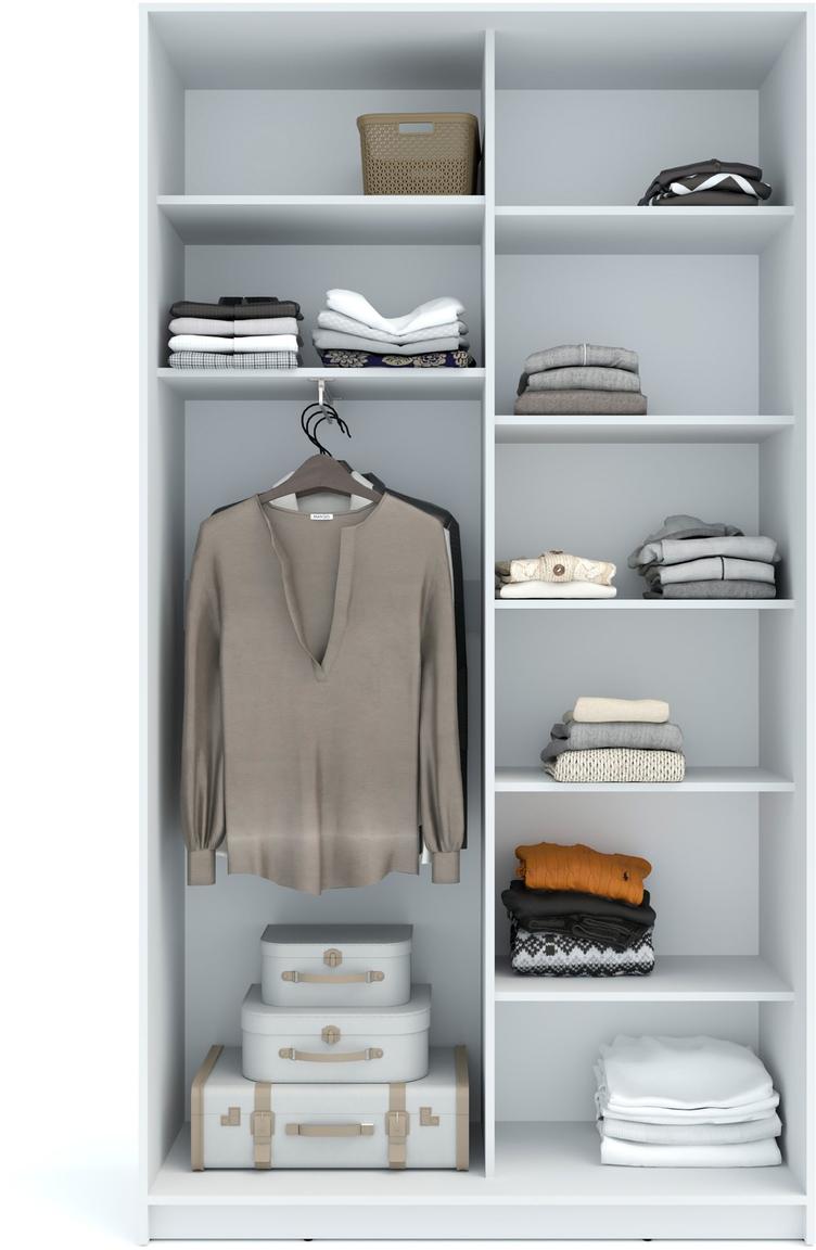 Sandy lükandustega riidekapp 120x45x220 cm