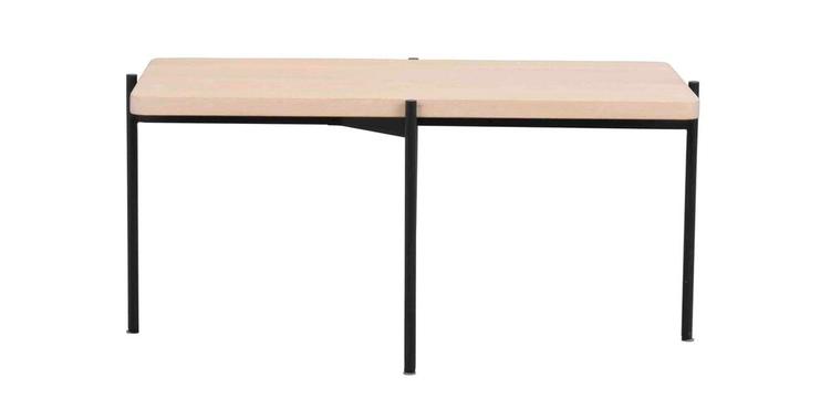 Shelton diivanilaud 95x50 white wash tamm/must