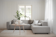 Pisipilt: Yumi diivanilaud ümar 90 whitewash tamm