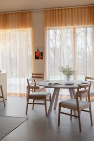 Pisipilt: Clapperton söögilaud, ümar, 140x140 cm, whitewash