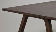 Clapperton söögilaud, 220x95, pruun tamm