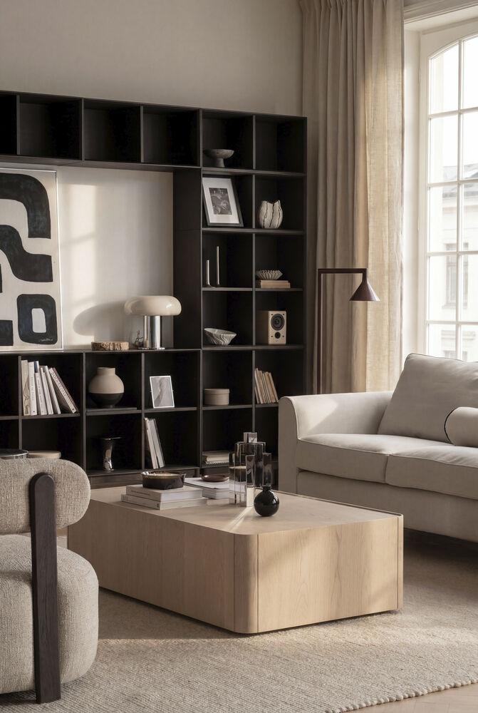 Riiulimoodul Scottsdale 4 panipaika, pruun tamm