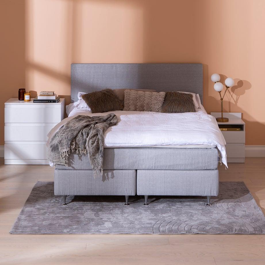 Donna jenkkivoodi, 160x200 cm, helehall