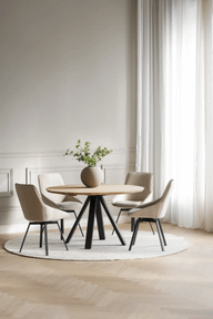 Pisipilt: Carradale söögilaud tamm/must