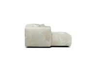Pisipilt: Nurgadiivan Ronda 3-kohaline maxi, vasak, Fluffy 5601 valge