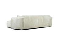 Pisipilt: Nurgadiivan Ronda 3-kohaline maxi, parem, Fluffy 5601 valge