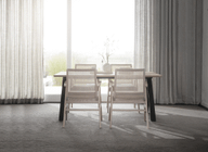 Pisipilt: Carradale söögilaud whitewash/must