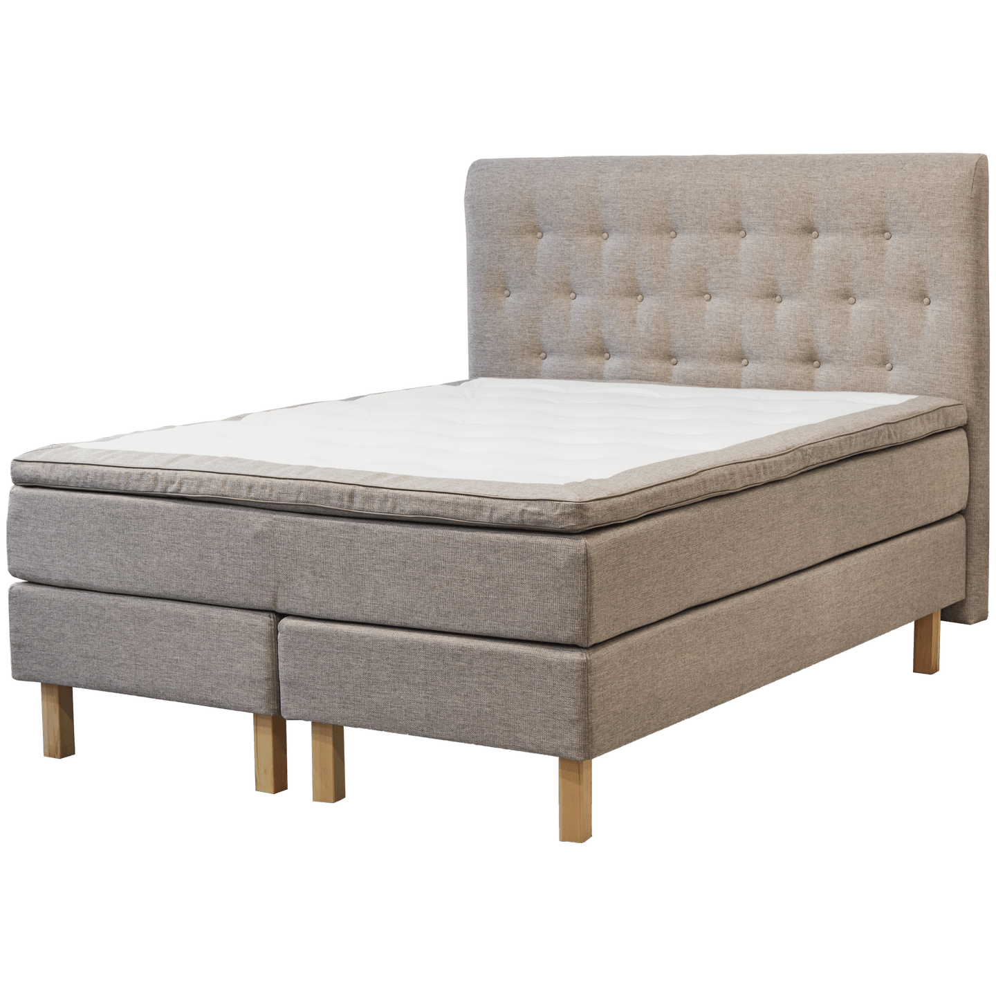 Wellington kontinentaalvoodi, 160x200 cm (sis. kattem. peats + jald), hall