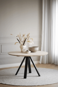 Pisipilt: Carradale söögilaud whitewash/must