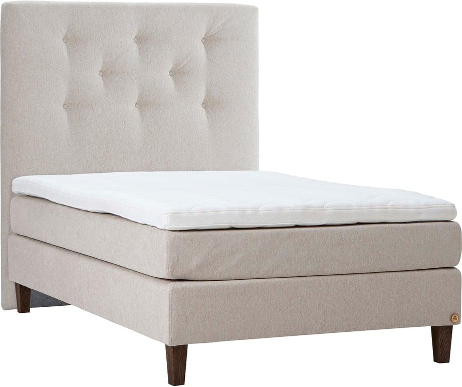 Moon Silver jenkkivoodi, 140x200 cm, beež + Moon Silver kattem. + Moon Silver peats