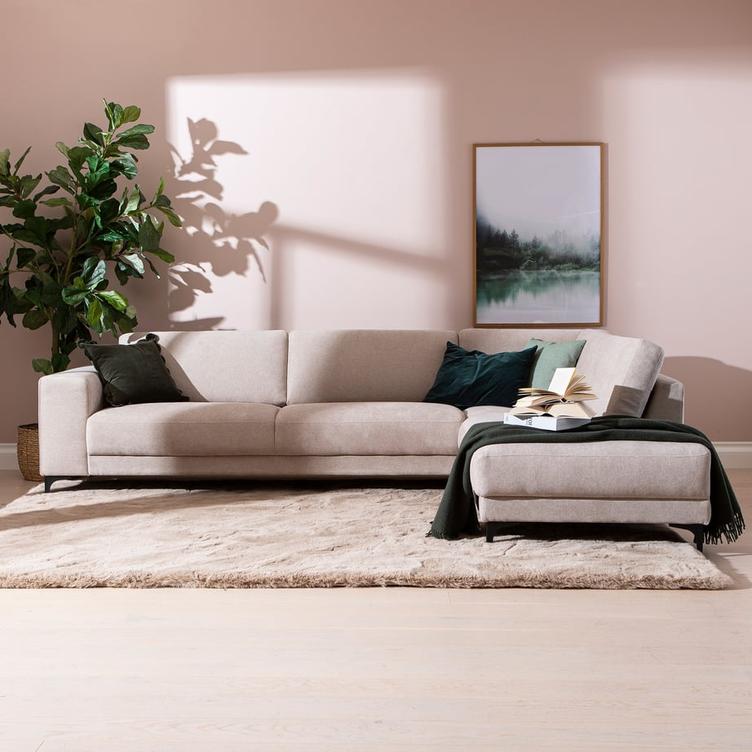 Westcoast avatud nurgaga diivan, suur, parem, Storm 06, liiv