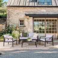 Pisipilt: Ramnes aiamööbli komplekt, diivan, tugitoolid ja laud, 2+1+1