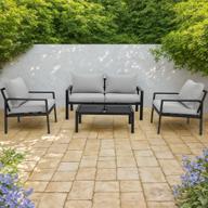 Pisipilt: Ramnes aiamööbli komplekt, diivan, tugitoolid ja laud, 2+1+1