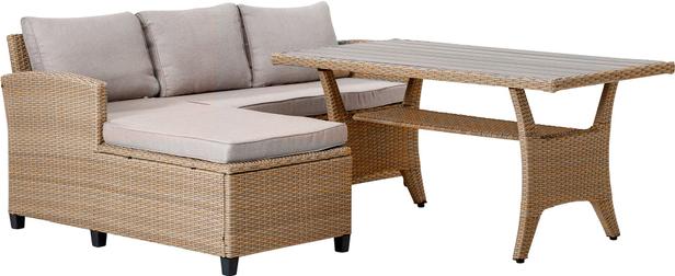 Savona aiadiivani komplekt, diivan + laud