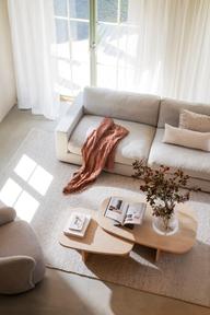 Billings diivanilaud, 89x59, whitewash tamm