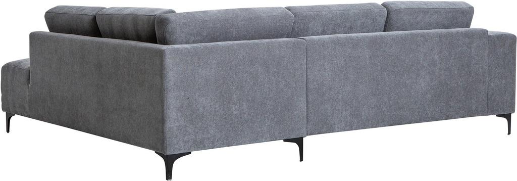 Westcoast avatud nurgaga diivan, väike, parem, Storm 97, hall