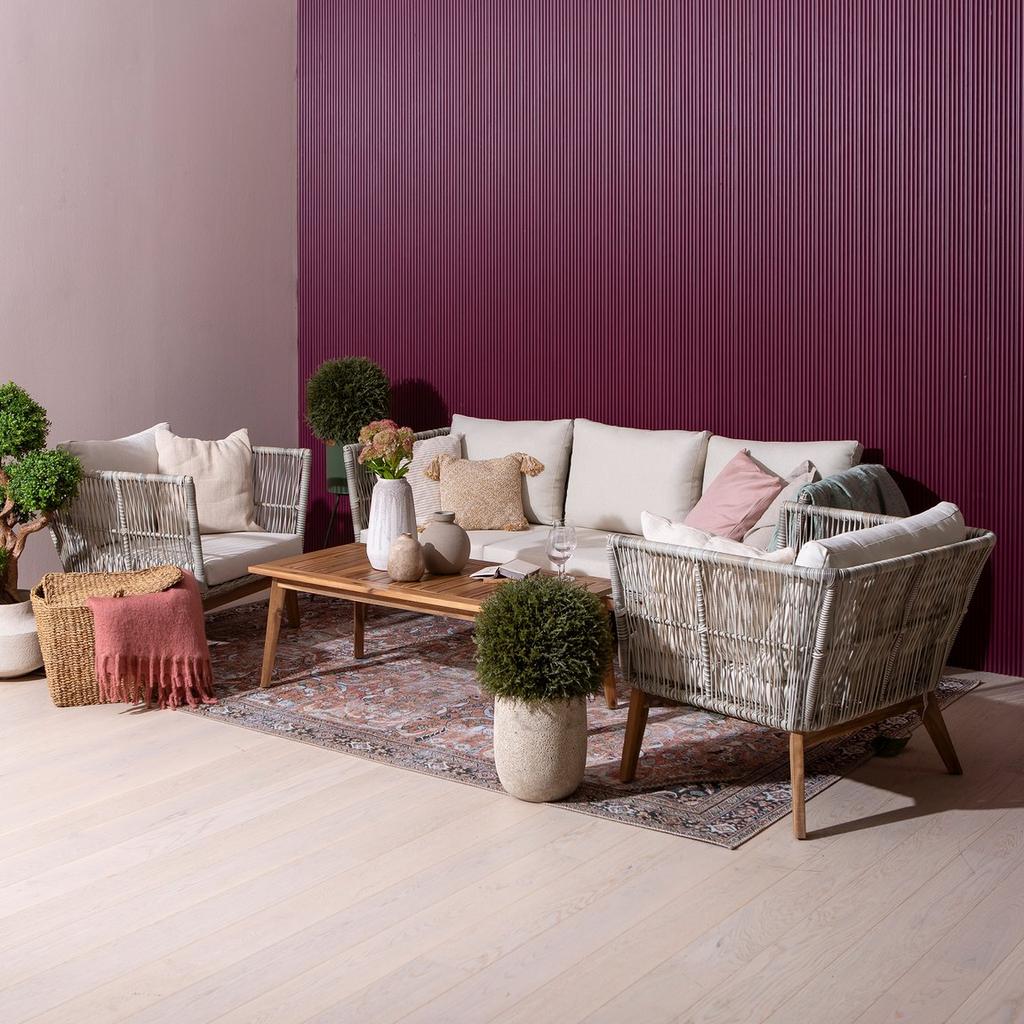 Aalborg aiadiivani komplekt (diivan + 2 tooli + laud)