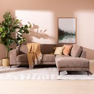 Pisipilt: Westcoast avatud nurgaga diivan, väike, parem, Storm 18, pruun