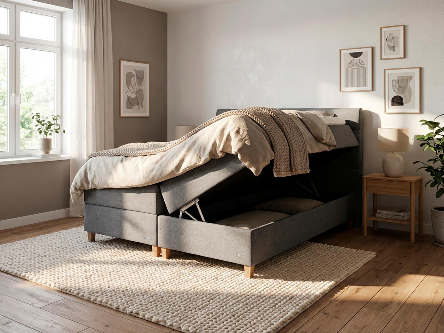 Bliss pesukastiga jenkkivoodi 180 x 200 cm