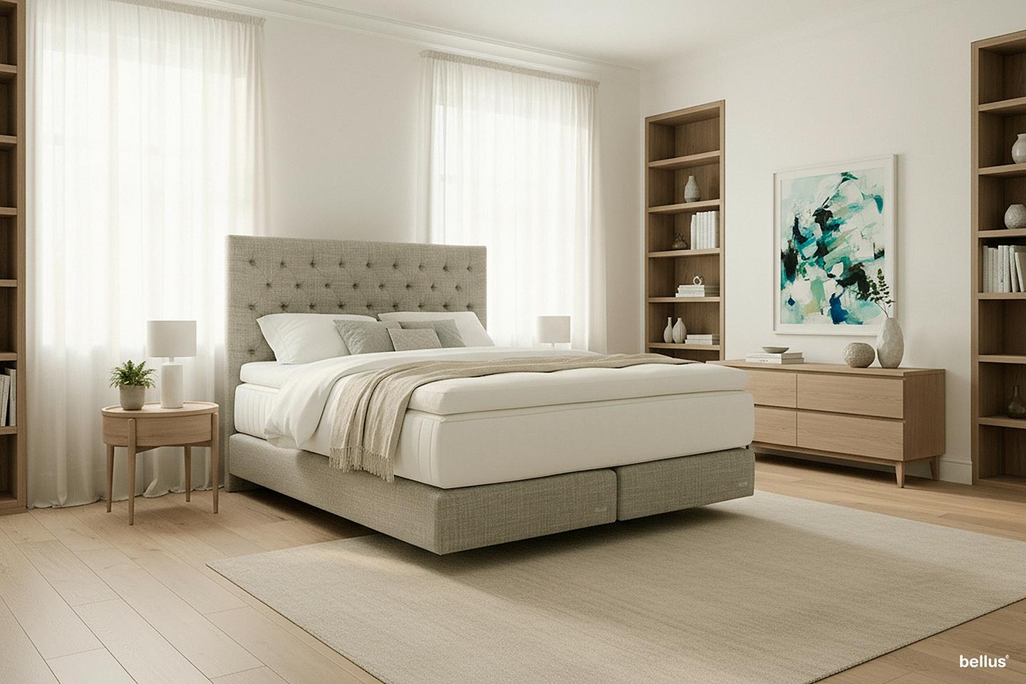 Bellus Nordic C40 jenkkivoodi, 200x200 cm, sis. kattem. + peats