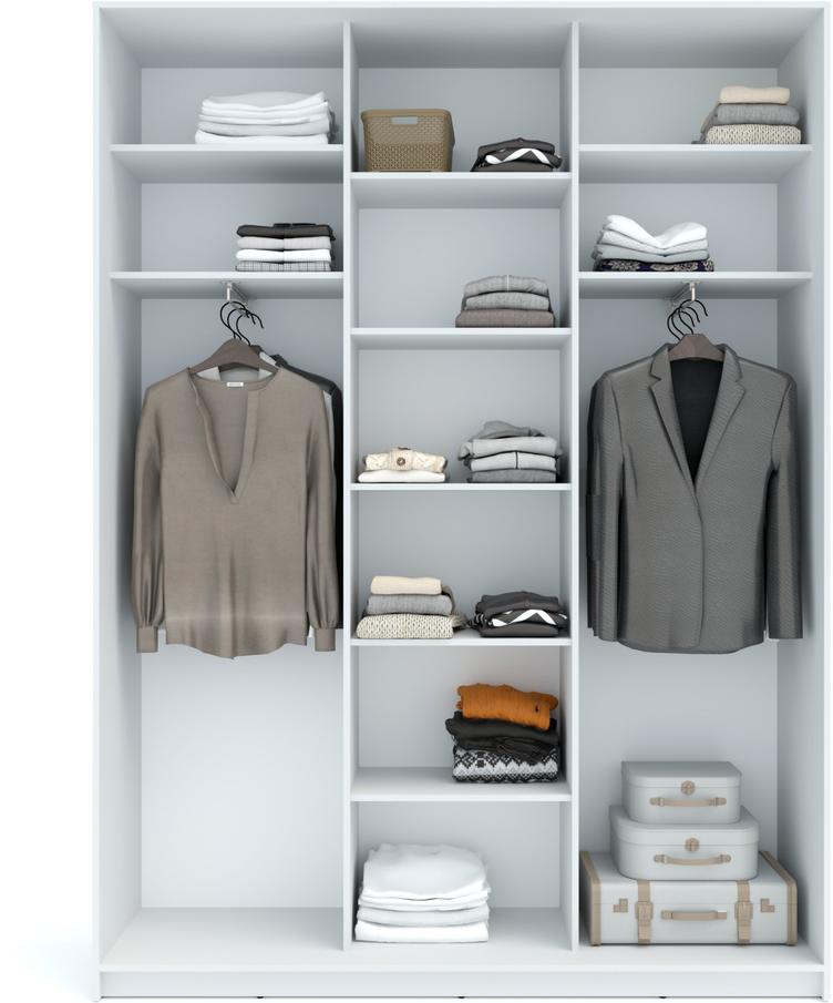 Sandy lükandustega kapp, 180x240x45 cm