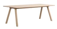 Clapperton söögilaud 220x95, whitewash tamm, pikendatav