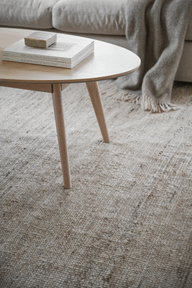 Pisipilt: Yumi diivanilaud ovaalne 130x65 whitewash tamm