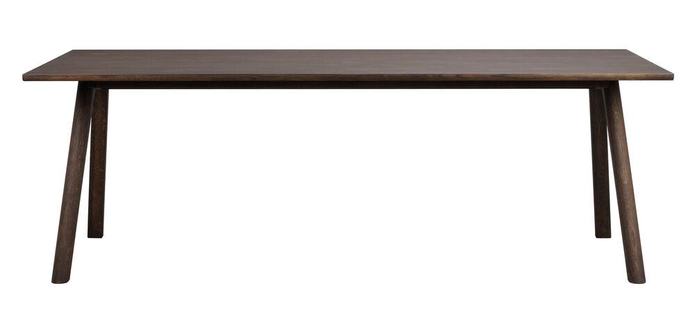 Clapperton söögilaud, 220x95, pruun tamm